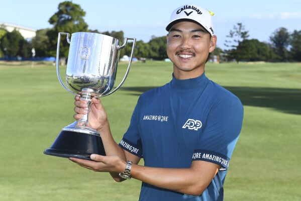 Min Woo Lee serves up a victory at the Australian PGA Championship